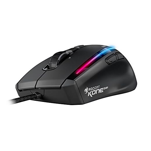 ROCCAT Kone EMP Max Performance RGB Gaming Maus (Owl-Eye Optischer Sensor, 12.000 dpi, RGB-Beleuchtung) schwarz