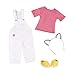 Glitter Girls by Battat - Glisten & Glam - Lace Overalls & Cat Ear Deluxe Outfit - 14" Doll Clothes- Toys, Clothes & Accessories For Girls 3-Year-Old & Up