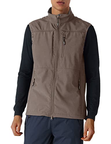 Outdoor Ventures Men's Running Vest Outerwear, Lightweight Windproof Fleece-Lined Softshell Sleeveless Jacket For Golf #TOP8
