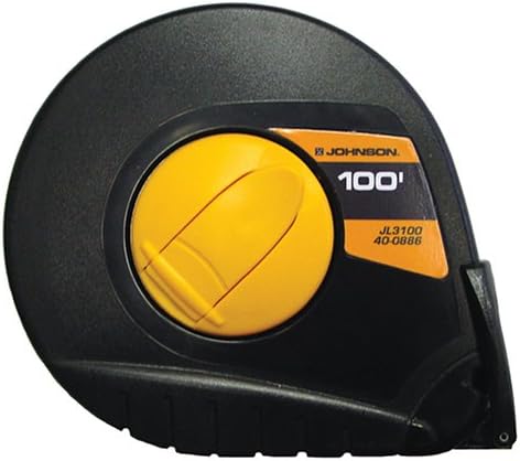 Johnson Level & Tool JL3100 100 Open Reel Long Steel Tape