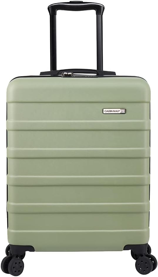 – Anode 55x40x20 Cabin Suitcase, Built in Lock, Lightweight Carry On, 8 Wheels, Wet Pocket, Suitable for Ryanair, Easyjet, Paid Hand Luggage Carry-Ons (55 x 40 x 20 cm 40l)