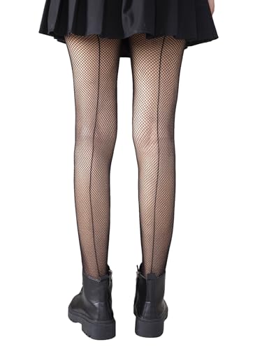 Image of SHENHE Women's Patterned Fishnet Tights High Waist Pantyhose Floral Stockings