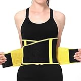 Gowhods Waist Trimmer for Men and Women Neoprene Sauna Sweat Weight Loss Belt,Low Back and Lumbar...