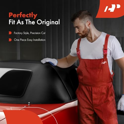 A-Premium Black Convertible Soft Top Compatible with BMW E85/E89 Series Z4 2003 2004 2005 2006 2007 2008, Convertible & Couple, Replace# BM33058-TW - Thumbnail 6