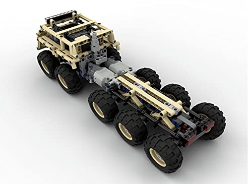 YHYL Technic RC Sport Auto Ziegel Modell Für 10X10 Offroad Truck, 543 Stücke MOC Racing Auto Bausteine Kompatibel Mit… – Bild 3