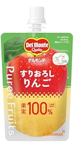 すりりんごページ Amazon.co.jp: Del Monte デルモンテ ピュレフルーツ すりおろし