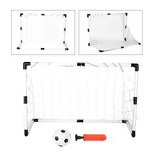 POCREATION Rede de objetivos de futebol portátil para jogos ao ar livre, objetivos de futebol, objet