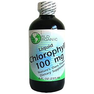 World Organics Chlorophyll, 100 mg, Liquid 8 FL Oz