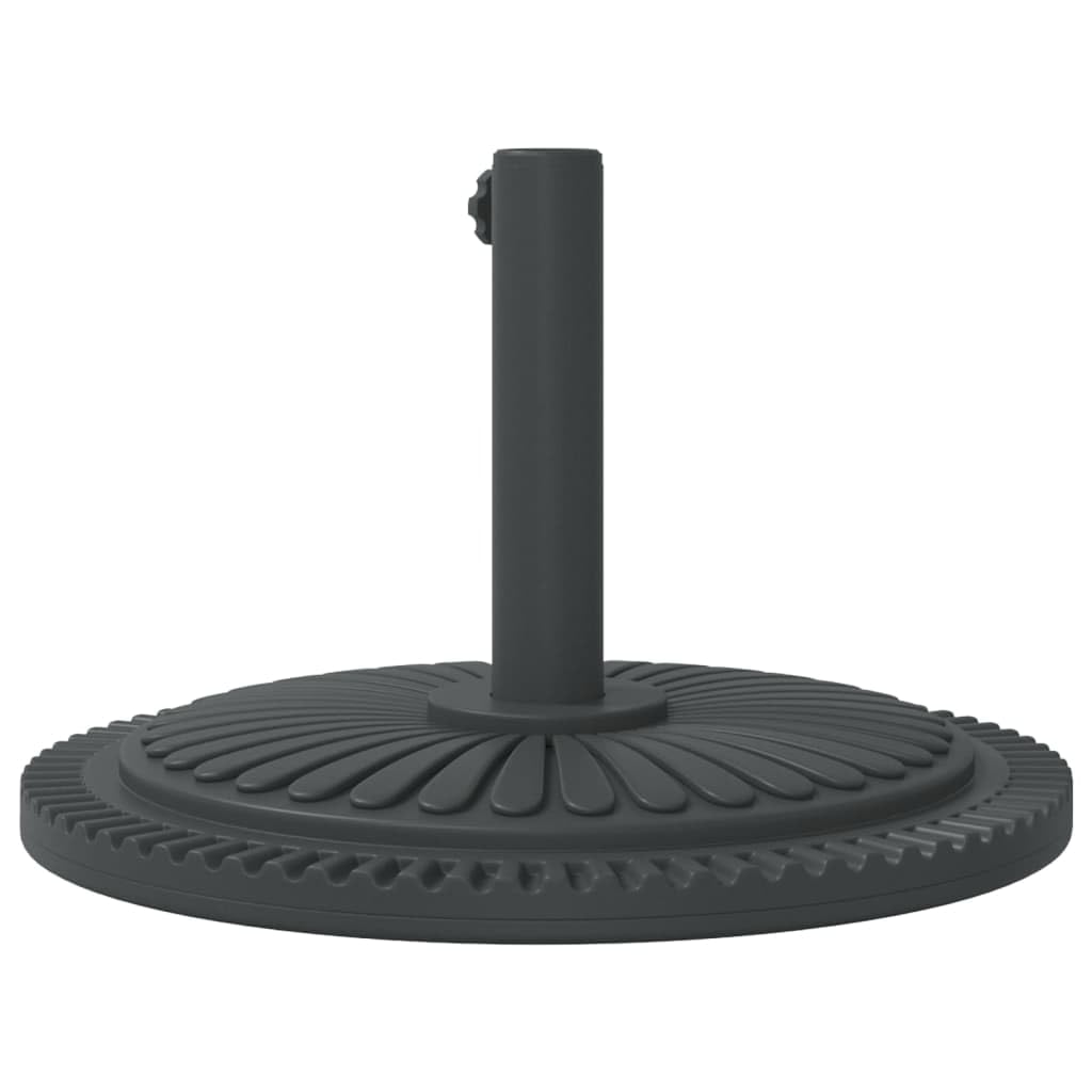 Base per Ombrellone per Pali Ø38/48 mm 12 kg Rotonda,Base per ombrellone in Cemento Fuso Resistente,per Giardino,Veranda,Gazebo