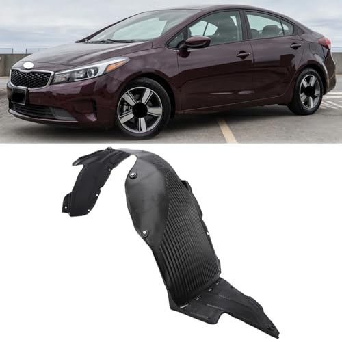 Front Left Driver Side Inner Fender Liner For 2017-2018 KIA Kia Forte Wheel Liner Splash Shields Guard Replaces OE Number 86811B0000