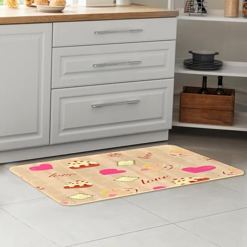 Tapete absorbente de cocina lavable VAPOKF alfombra pasillo antideslizante de 2 piezas 7