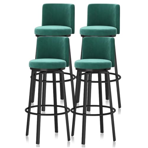 �J�E���^�[�����o�[�X�c�[�� 1/2/3/4 �Z�b�g�A360°��]�z����֎q�A�w������Ƌ����r�t���A���_���ȃ��^���t���[���̒��H�`�F�A�A�L�b�`���A�C�����h�p(4 PCS Green,Black 75cm)