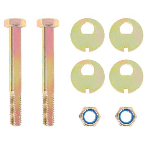 ALMULOO Control Arm Cam Bolt Kit Compatible with 1993-2018 Jeep