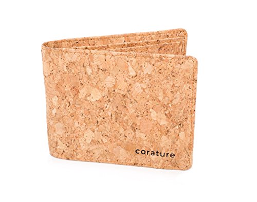 Slim Bifold Wallet: Unique Men's Wallet Made from Cork Fabric
