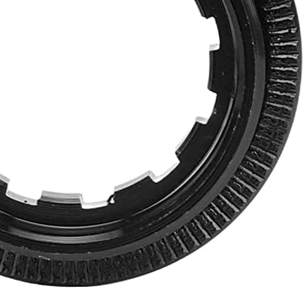 Miniatura 7 de VBESTLIFE Cassette Lockring, volante bloqueo cubierta aleación de aluminio Cassette volante bloqueo cubierta para MTB Road Bike (negro)