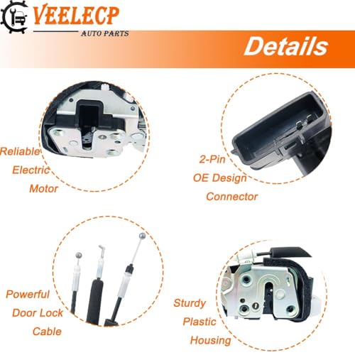 Image of Door Lock Actuator Compatible with 2014-2020 Q50 Rear Left Driver Side