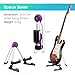 GUITTO Guitar Stand - Electric and Acoustic, Floor Standing Holder for Guitars, Bass, Banjo, Cello - Portable, Foldable, and Small A-Frame Design GGS-03