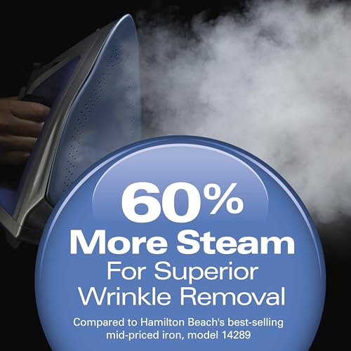 Hamilton Beach Steam Iron Vertical Steamer Silver thumbnail 4