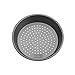 Chicago Metallic Deep Dish Pizza Pan Set of 4, 7 Inch Personal Size, Heavy-Duty Carbon Steel with Perforated Bottom for Crispy Crust, Perfect for Family Pizza Night