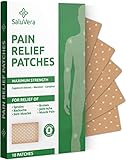 Pain Relief Patches - Lidocaine Patch Maximum Strength- Pain Relieving Patch - Back Pain Patches - Muscle and Joint Pain Relief Patch - 10 Large Patches