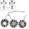 RTX2080 GPU Fan Replacement for Zotac RTX 2080 Ti AMP Graphics Card Cooling Fan (Fan-A(1pc))