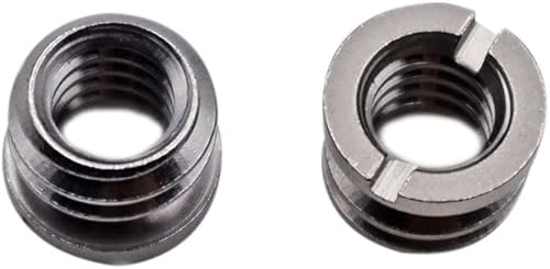 PULABO - Paquete de 5 adaptadores de rosca de conversión de 1/4 a 3/8 pulgadas, trípode y cámara y placa de liberación rápida, suministros creativos