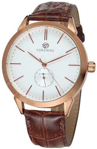 Montre mécanique homme cadeau idéal avec bracelet cuir