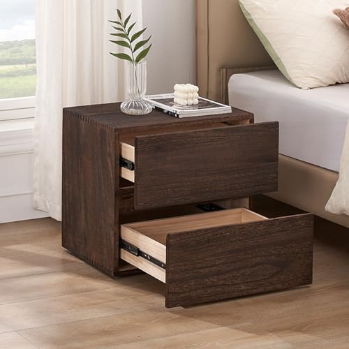 Table d'appoint avec 2 tiroirs pour salon chaleureux et coin lecture - 4
