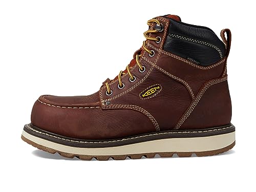 Image of KEEN Utility Men's Cincinnati 6 inch Composite Toe Waterproof Wedge Work Boots