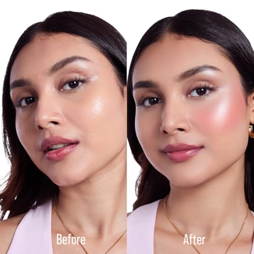 Image of Staze Triple Treat Stacked 3-in-1 Face Palette | Concealer, Blush & Highlighter | Creamy Finish | Highly Pigmented & Blendable | Long-Lasting Full Face Makeup Kit | Travel friendly | 02 It Girl