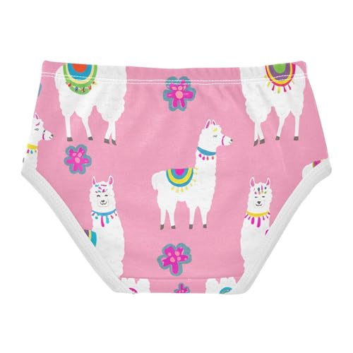 Llamas Alpaca Pink Toddler Girls's Underwear 2T 202c13272