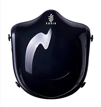 Kurin Systems Atom - First Electronic Air Purification Mask (HEPA Filter, Black)