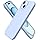 ORNARTO Compatible with iPhone 15 Case 6.1, Slim Liquid Silicone 3 Layers Full Covered Soft Gel Rubber Phone Case, Anti-Scratch Shockproof Protective Cover 6.1 Inch, Baby Blue