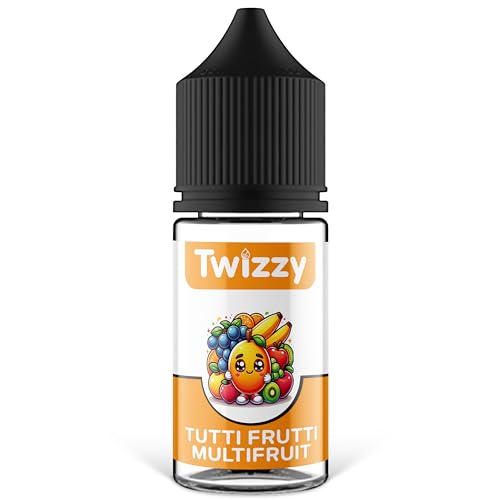 Twizzy Tutti Frutti Lebensmittelaroma -30ml- Intensives Aroma – Ideal zum Backen, in Lebensmitteln & Getränken, auch für Vernebl., Nebelm., uvm