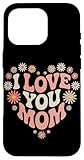 I Love You Mom Heart Design Mother Love