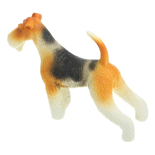 SUPVOX Escultura de Perro Fox Terrier de Plástico Figura Decorativa de Escritorio Detallada para Adorno y Regalo Realista para Decoración de Hogar y Jardín SUPVOX Escultura de Perro Fox Terrier de Plástico Figura Decorativa de Escritorio Detallada para Adorno y Regalo Realista para Decoración de Hogar y Jardín