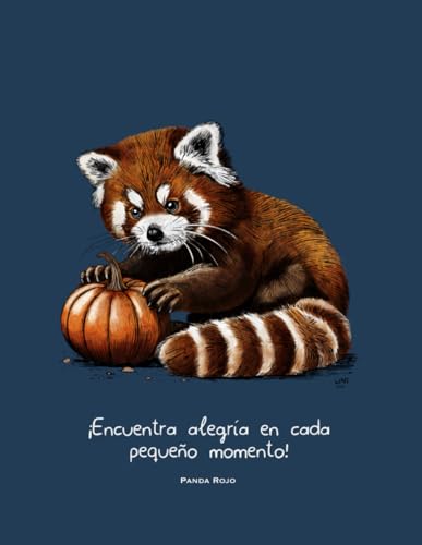 Panda rojo - cuaderno para tus apuntes | 120 páginas, rayado | Ailurus fulgens: a rayas | tabla de contenido para personalizar