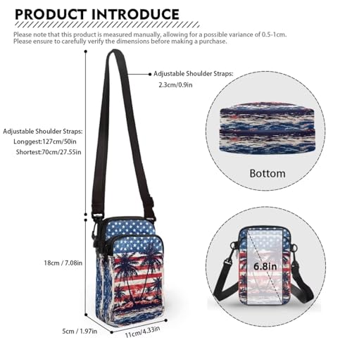 Image of Lightweight Small Crossbody Bags Cell Phone Purses Travel Pouch Shoulder Bag for Women