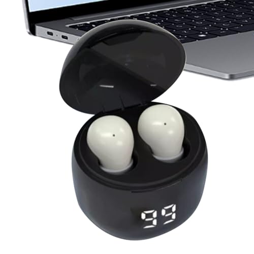 Auriculares con Cancelación De Ruido, Auriculares Deportivos, Inalámbricos para Correr, Ajuste Cómodo Y Seguro, Diseño A Prueba De Sudor, 4.33x3.15x1.97 para Gimnasio De Ejercicio Deportiv