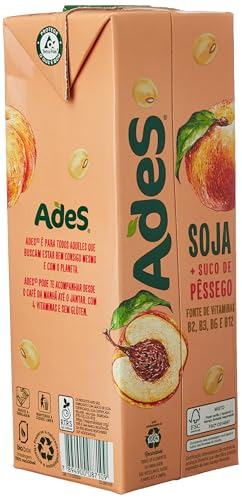 Pack de Ades Pessego 1L 6 unidades
