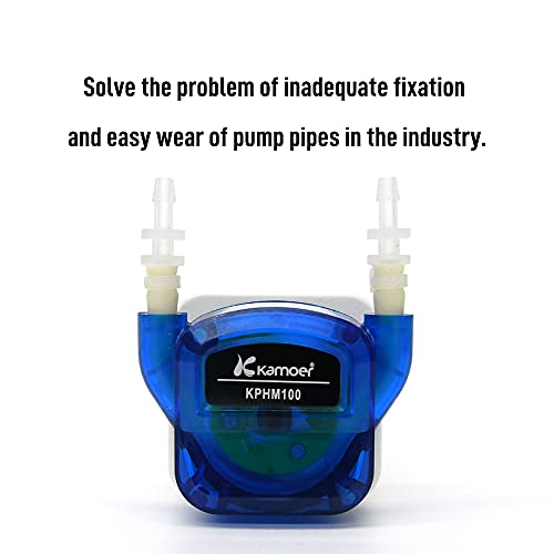 Image of Small Peristaltic Pump 12V DC Motor Kamoer KPHM100 Long Life High Precision | Liquid Metering Pump 100ml /min 3mm ID x 5mm OD