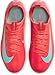 Nike Jr. Mercurial Vapor 16 Academy Multi-Ground Low-Top Soccer Cleats (Little Big Kid) Sneaker, Ember Glow/Aurora Green, 6 US Unisex