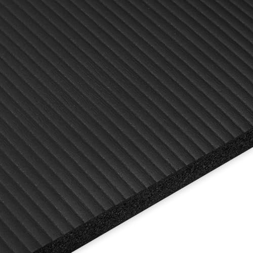 Image of Gaiam Thick Yoga Mat, Exercise & Fitness Mat with Easy-Cinch Carrying Strap | Non-Slip NBR Foam | Joint Cushioning | Yoga, Pilates, Fitness & Floor Workouts | 72 inchL x 24 inchW