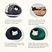 MEOWFIA Premium Felt Cat Bed Cave (Medium) - Handmade 100% Merino Wool...
