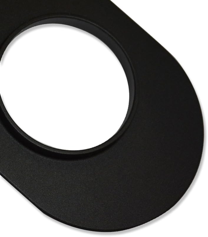 12" Oval Air Cleaner Partial Finned Black Aluminum For Chevy Ford Mopar