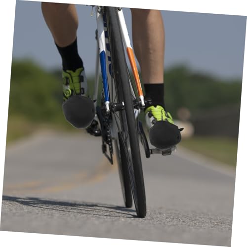 Cubiertas para zapatos de bicicleta Toyvian para invierno, cubrebotas antideslizantes con correa en el talón para ciclismo de carretera y montaña, protección duradera contra la lluvia miniatura 6