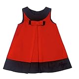 PAMPOLINA Pampolina Mädchen Kleid, IT´s All About DOTS 6573158, Gr. 80, Rot (2000 Chinese red)