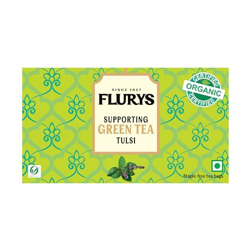 Ty-phoo Flurys Supporting Organic Green Tulsi 25 Tea Bags ,45 Grams - Image 5 thumbnail