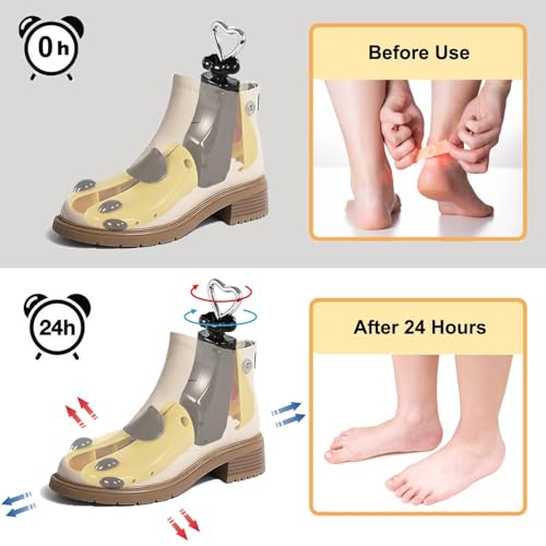 Tigcent Schuhspanner Damen und Herren Stiefelspanner mit Schuhlöffel, 4-Wege Schuhdehner Schuhweiter für Einstellbare Länge und Breite, 1 Stück (1 Stück, 37-43)