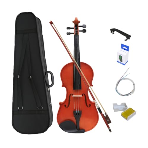 Kit Violino 4/4 Tivoli Case Breu Afinador Espaleira Cordas (Sunset)